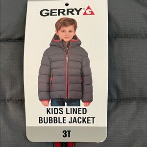 NWT Gerry Weber Kids Boys Gray Bubble Jacket Size 3T